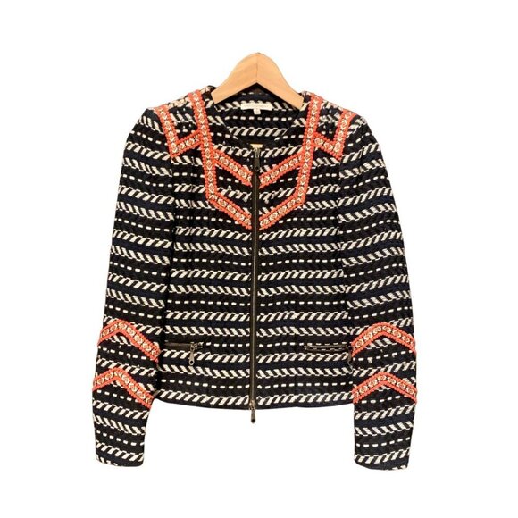 Rebecca Minkoff Jackets & Blazers - Rebecca Minkoff Women's Multicolor Hawks Woven Jacket Size 2